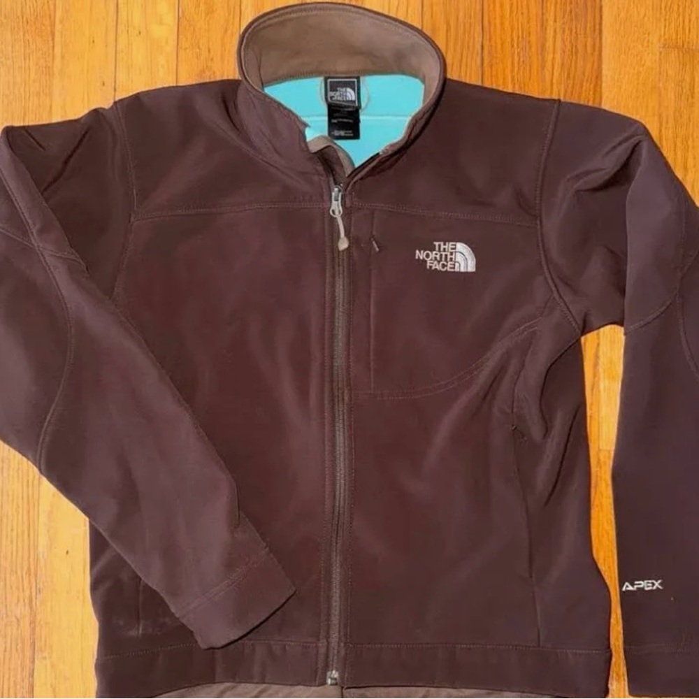 North Face Women’s Apex Brown Soft Shell Jacket Women Color Brown Size:S